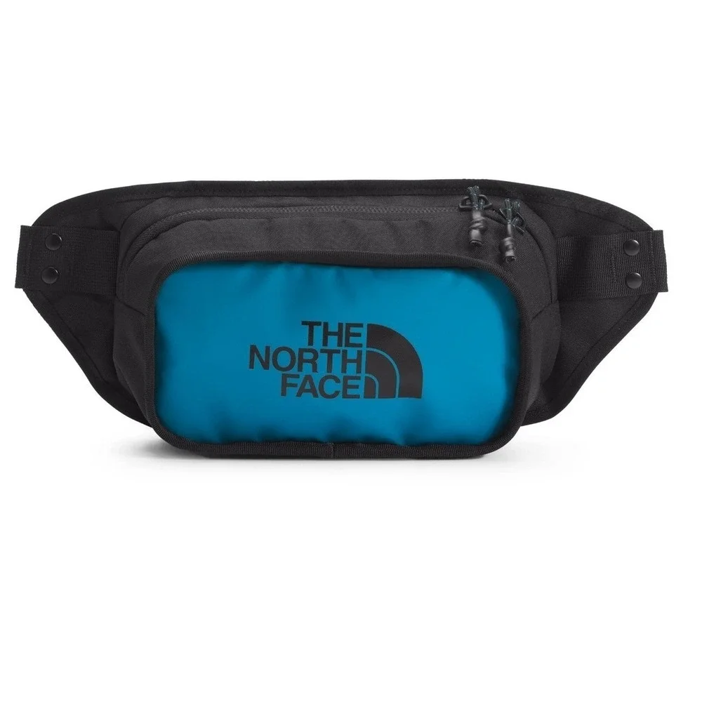 The‎ North Face Explore Hip Pack - Banff Blue/TNF Black Adjustable Belt Zipper